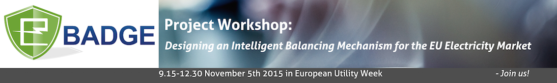 eBADGEfp7's tweet photo. Project Workshop in #EUW 2015: http://t.co/vs7PJX3vyO on how to create a cross-border #Electricity balancing market http://t.co/TEk1oANgmm