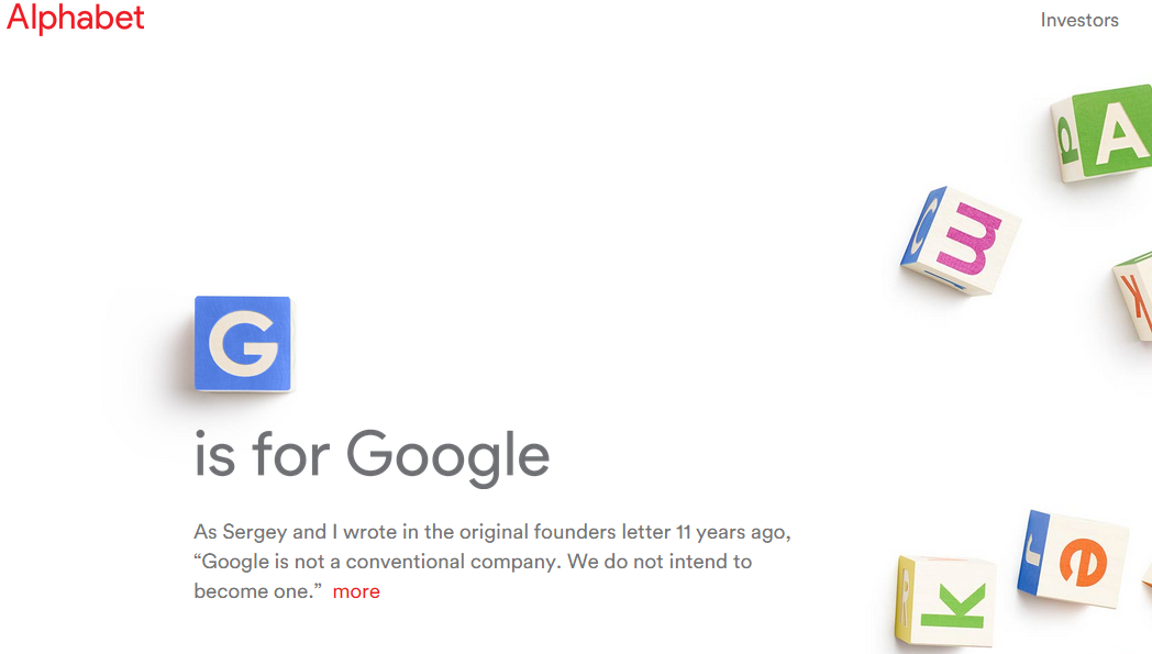 ZeveraHost's tweet photo. Google gives birth to its parent - #Alphabet http://t.co/NDuLmtjik9
How's that for a paradox? http://t.co/is1mw83zvO