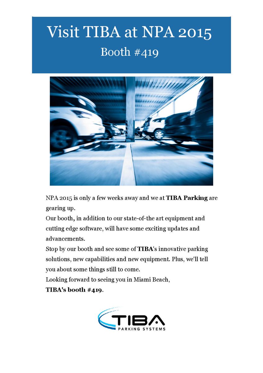 TIBA Parking Systems tweet media
