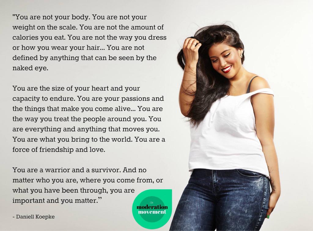 Tips for accepting your body exactly as it is now facebook.com/moderationmove… #HAES #bodyimage #bodypositive