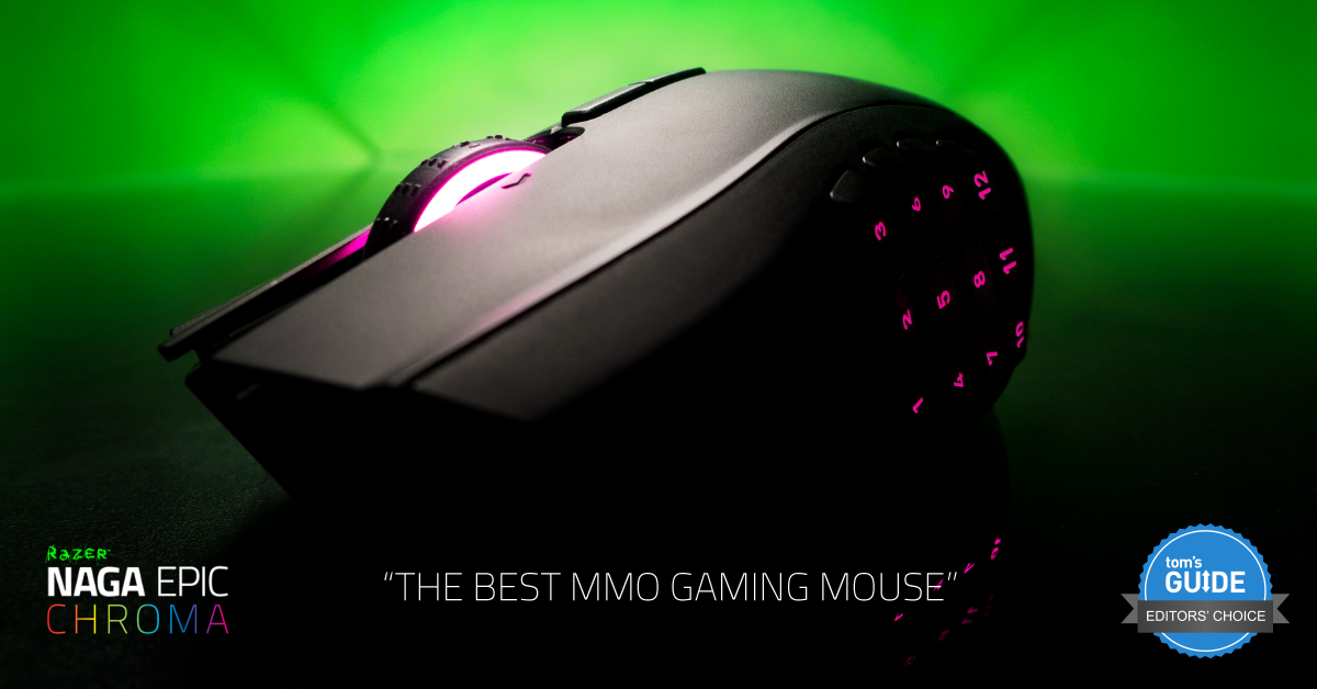 Razer's tweet photo. Find out why @tomsguide called the Razer Naga Epic Chroma the Best MMO Gaming Mouse: http://t.co/8MBCwuQkxS http://t.co/dIEjhGoNGP