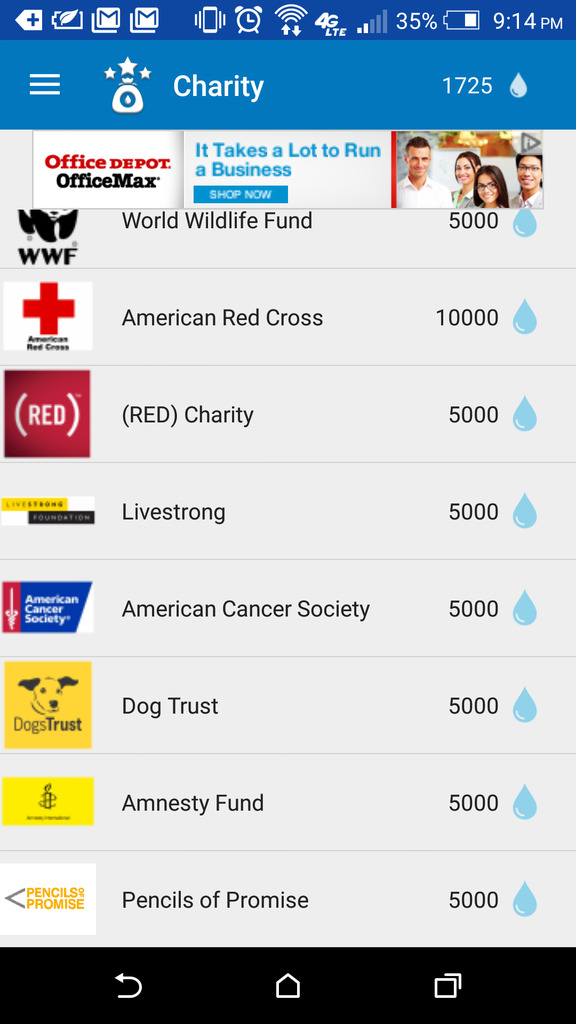 DrizzleApps's tweet image. Use #Drizzle to donate to charity! Contribute to @AmericanCancer @Livestrong @RedCross and more. #Philanthropy #Apps
