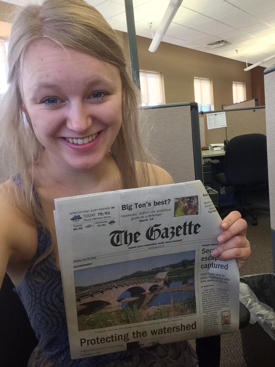 paulje's tweet photo. Lily Abromeit @lilipher interned at The Gazette and shared her #SJMCselfie. @UIOWA_SJMC @JoinSJMC http://t.co/4iSACzeqiR