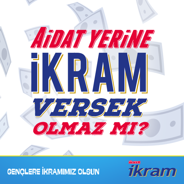 ulkerikram's tweet photo. Aidat yerine İkram versek olmaz mı? Bizce olur! http://t.co/cB9Bkwd5OF