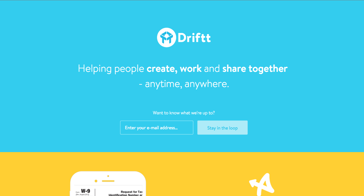 BosBizLucy's tweet photo. Collaboration startup from ex-HubSpot execs wants to be next 'anchor' company http://t.co/yOhoHwXVxS  @DrifttHQ http://t.co/HaMlgUcMLg