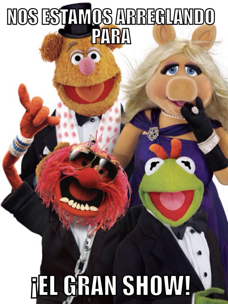 AztecaPlatinum's tweet photo. #FelizMartes, ¡#LosMuppets ya se están preparando para el gran día! ¿Ustedes ya están listos? #SiYoFueraUnMuppet http://t.co/bm6FCfyh3n