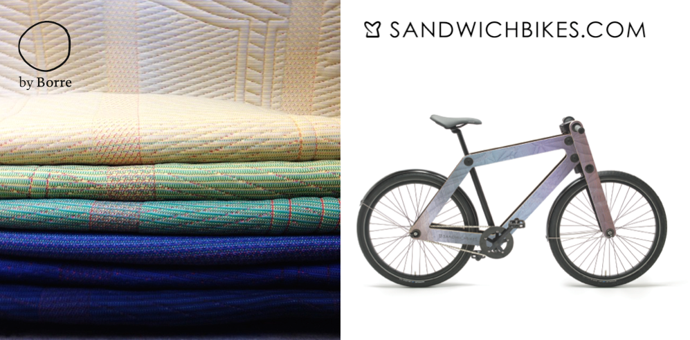 We are very proud that we could use one of the fabrics of <a href="/byB0RRE/">BYBORRE</a> for the introduction of #Printing on #Wood.