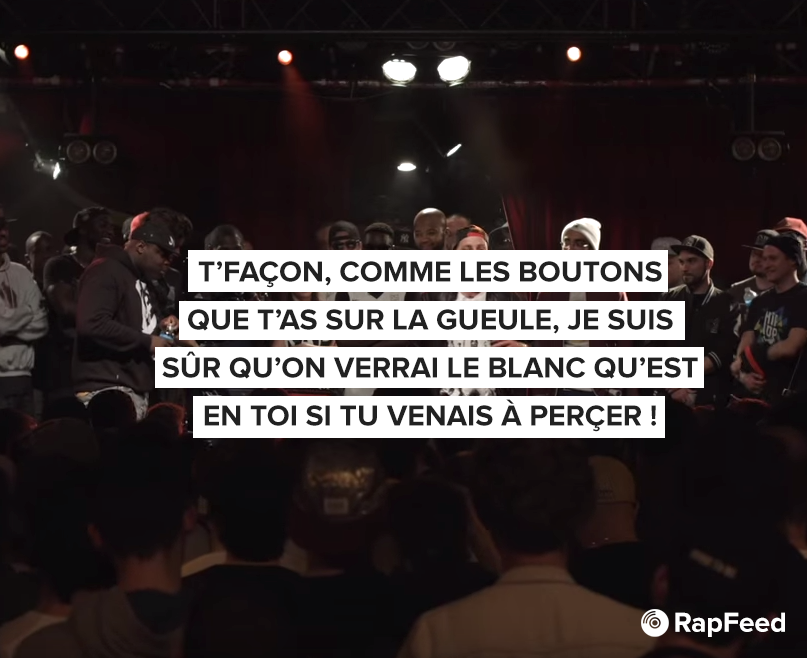 TheRapFeed's tweet photo. A qui est adressée cette phrase ? La réponse > https://t.co/AT3rGiFDgV #RapContenders http://t.co/aaKvDaasRe