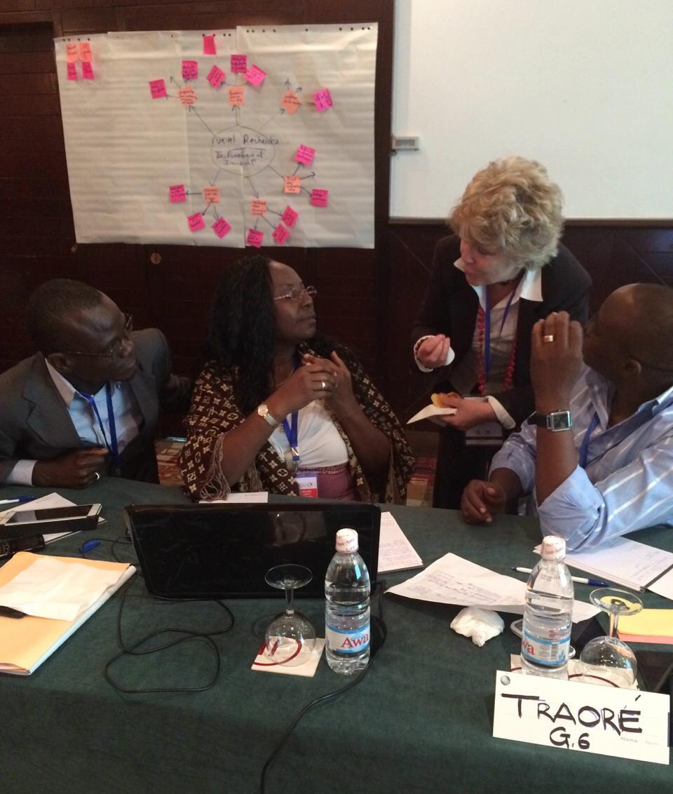 GESCI's tweet image. #LATIC mid-term w/shop, ABJ. What are possible, probable &amp;amp; preferable scenarios for #policymapping in edu, STI, ICT?