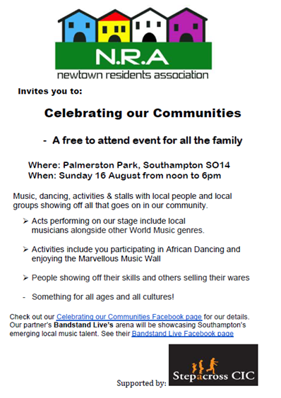 Dont forget 'Celebrating Our Communities' event is this Sunday! #FreeEvent #SouthamptonEvents
facebook.com/events/4823726…