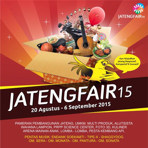 EventSemarang's tweet photo. Wahana Lampion, Foto 3D, Selfie Contest &amp; acara menarik lainnya akan memeriahkan #JatengFair2015 #Semarang #eventSMG http://t.co/azjemqgVLb