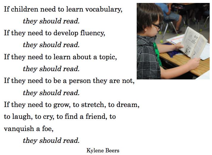 Reading changes lives. Period.