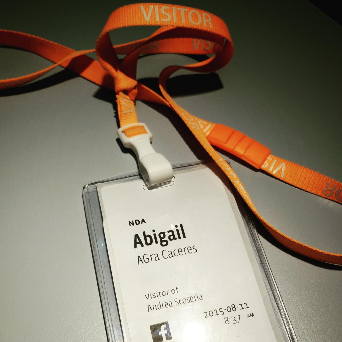 AgraCaceres's tweet photo. Visited the Facebook HQ today! http://t.co/D2Z2FByjqM
