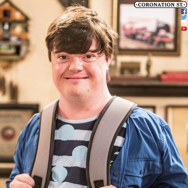 itvcorrie's tweet photo. Cathy’s nephew Alex to be played by Liam Bairstow who was cast during ITV's #breakingthroughtalent #CorriePressDay http://t.co/6phFAEs0wb