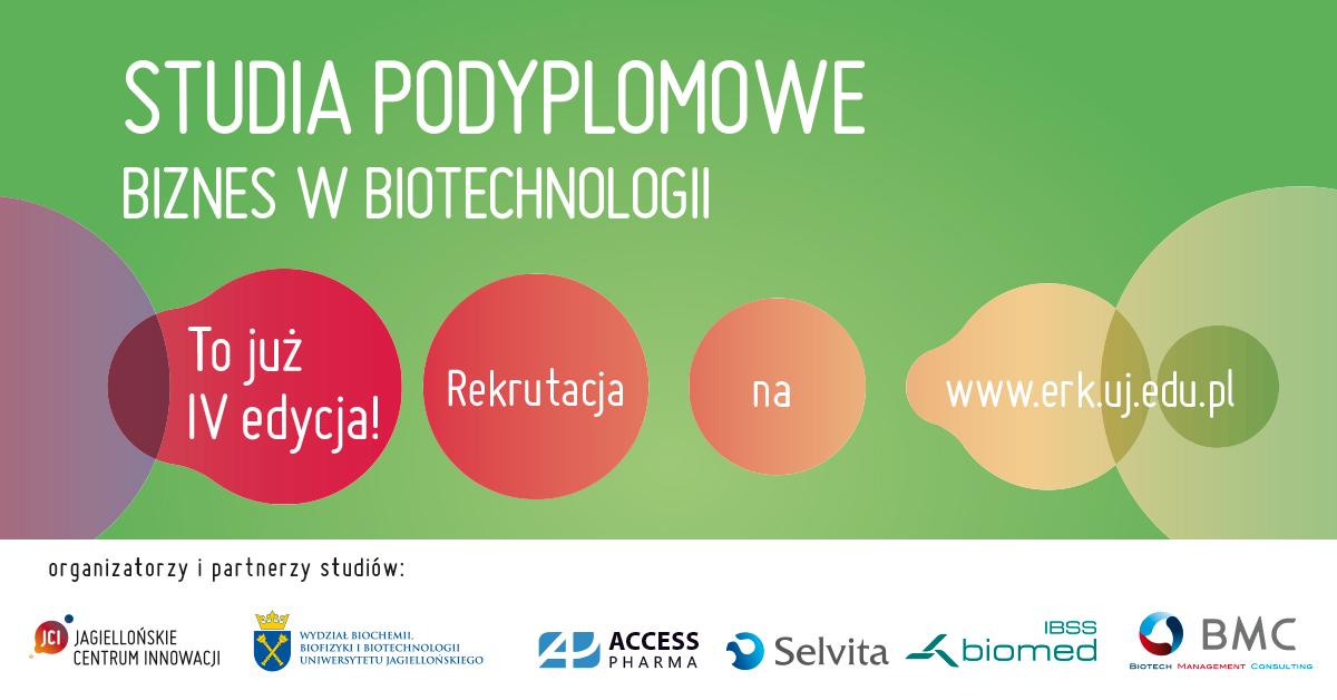 JCIKrk's tweet photo. Trwa w najlepsze rekrutacja na podyplomowe studia Biznes w biotechnologii! Zapraszamy! http://t.co/qnAiKN5LFP