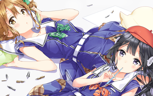 Tiv マンガの神様 書き下ろし短編のイラストを一枚描かせていただきました 昨日発売の電撃文庫magazine 9月号に掲載中です よろしくお願いします Http T Co Ysynhdmnws Twitter