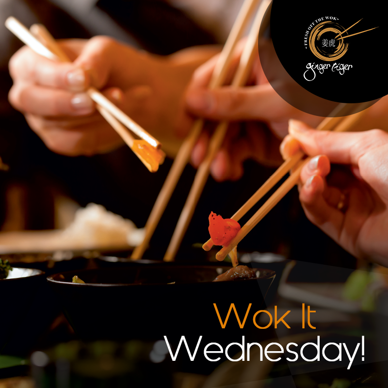 GingerTigerInd's tweet photo. Wednesdays are for working...and woking! Happily dig in. #AWokToRemember http://t.co/vTFR2JMCWE