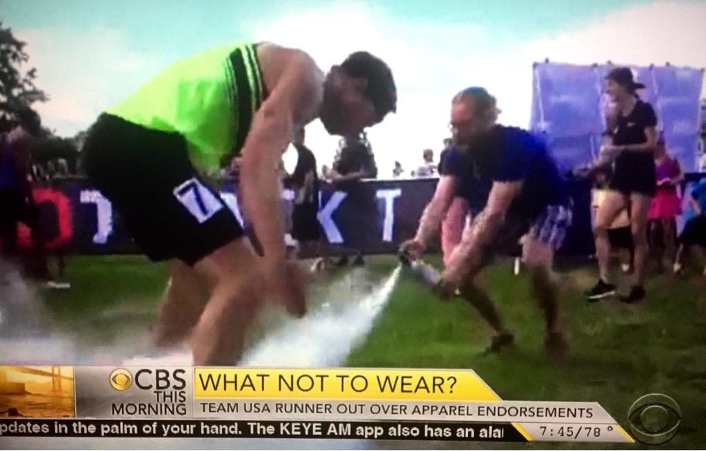 FloTrack's tweet photo. #FloThrowdown footage featured on @CBSThisMorning today during @benstracy interview w/ @NickSymmonds. http://t.co/57CaSO2eDu