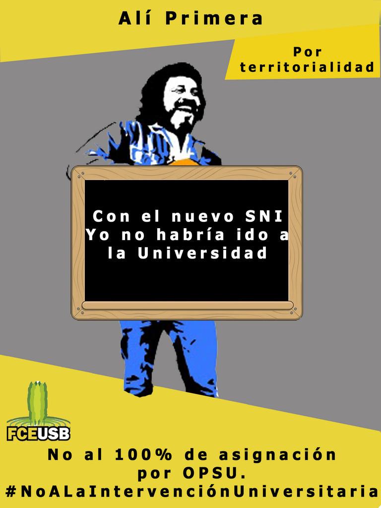 FCEUSB's tweet photo. Con el nuevo SNI, ninguno de estos personajes habría ido a la Universidad. #NoALaIntervencionUniversitaria http://t.co/QHWNuwNs2S