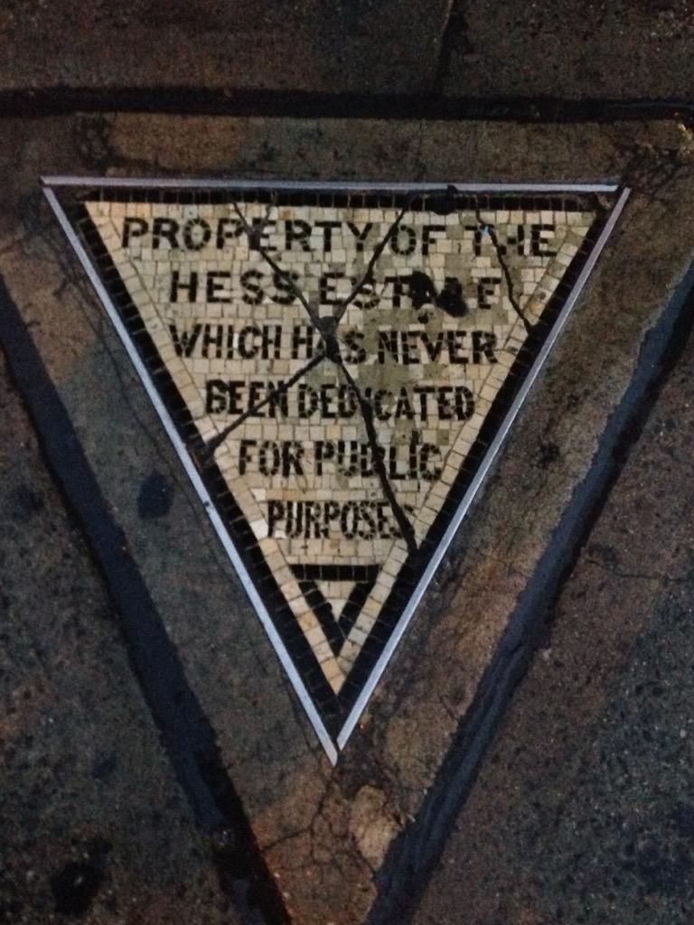 theINTJman's tweet photo. Mile 6154, New York. Hess Triangle. #lookitup #trainsfordays http://t.co/W7wDeFRw5p