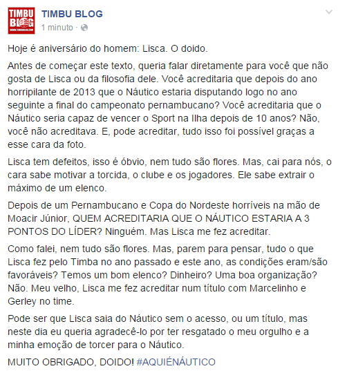 TIMBU_BLOG's tweet photo. Obrigado, @LISCADOIDO. http://t.co/X9RvMfDh06