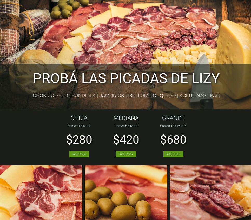 Como todos los dias te esperamos en elalmacendelizy.com a disfrutar de una rica picada