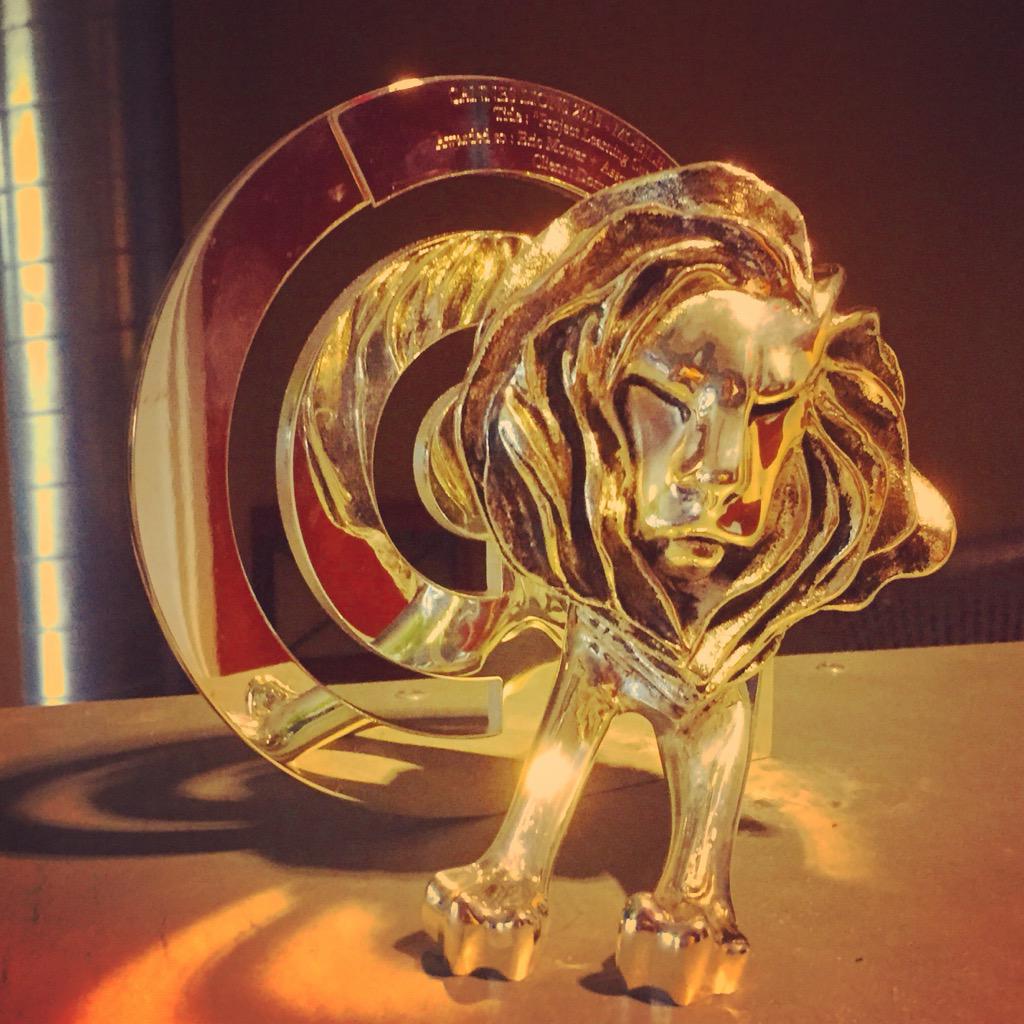 MarketingMatt's tweet photo. The Lion has arrived at EMA. ROAR!!!
#CannesLions2015. #EMAgency http://t.co/r32TLfv3Rc