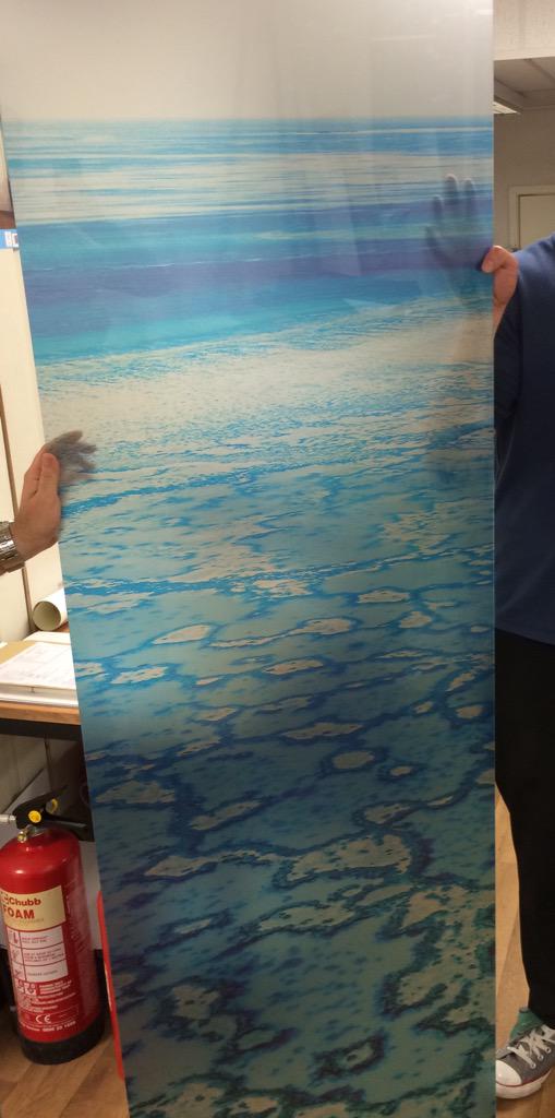 HarcourtPrint's tweet photo. Transform your windows with some really cool images, this was done backed with a frosted glass effect, looks  great! http://t.co/kgRYcmDHYX