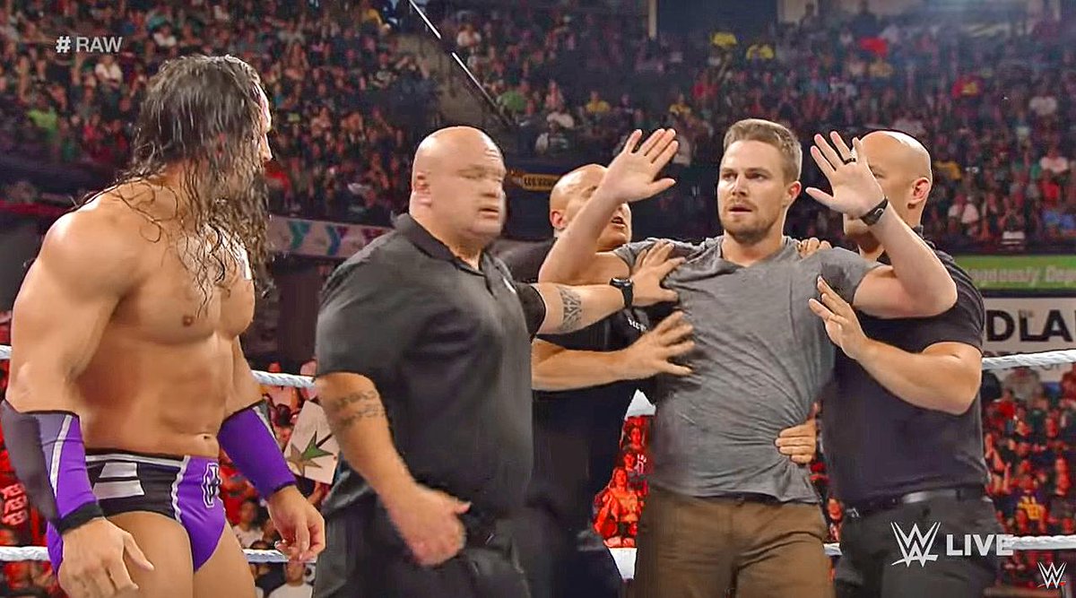 EW's tweet photo. Watch @Amellywod get a match at WWE #SummerSlam after challenging Stardust in the ring: http://t.co/t9tiB1oe89 http://t.co/AKzrShpwQ2