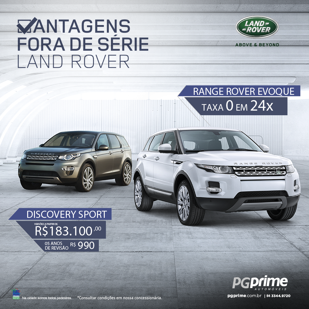 pgprimeauto's tweet photo. Venha aproveitar as vantagens fora de série #LandRover! 
Ligue 84 3344 9720 e saiba mais. #EuQuero #Aproveite http://t.co/MglEp4sgC5
