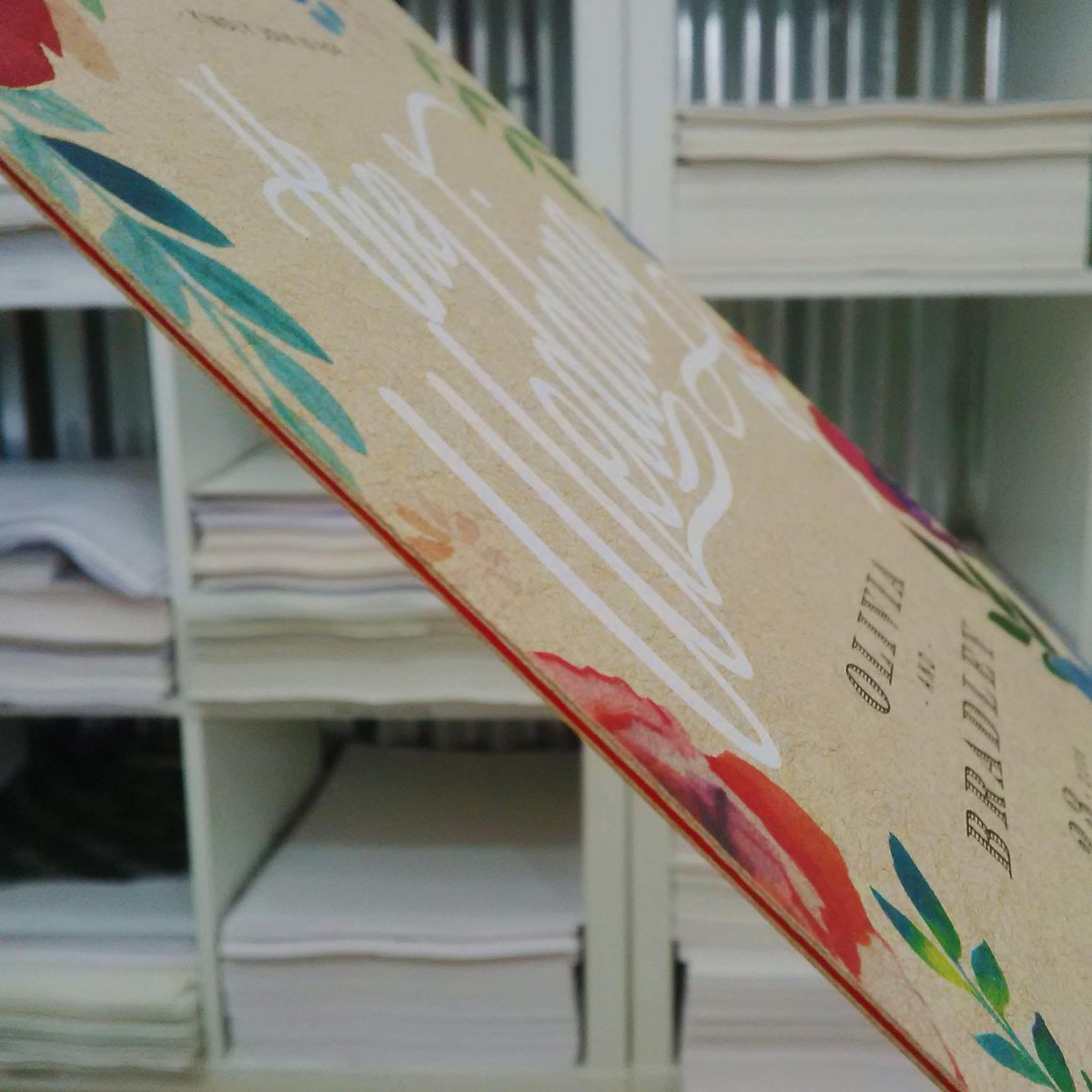 3 ply - Sandwich technique, red for the jam. #velumpaper #wedding #printing #design #printingdubai #whiteprint