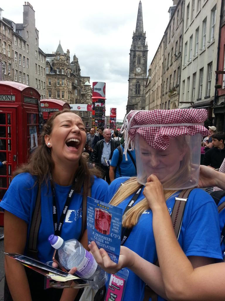 RosenBenji's tweet photo. Loving giving out jam on the mile for @MDsComedyRevue http://t.co/9w1LAG1qmS