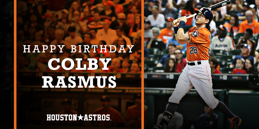 Please join us in wishing a happy 29th birthday to outfielder Colby Rasmus! 