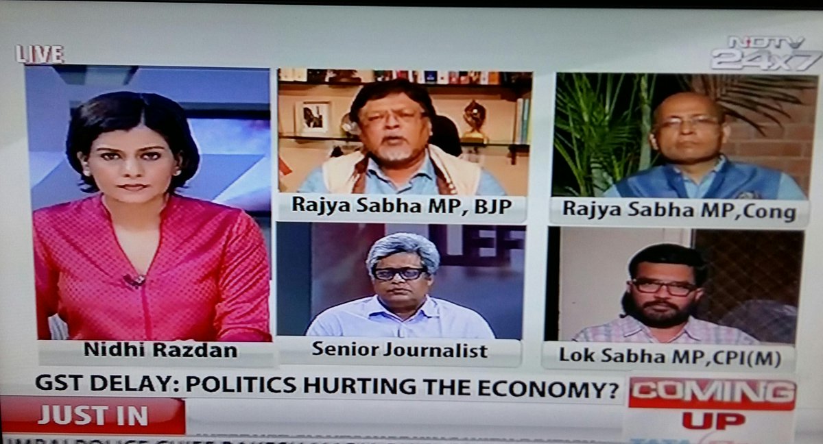 We must be the only country in the sane world where Communists get invited on TV to discuss economy. I mean, really.