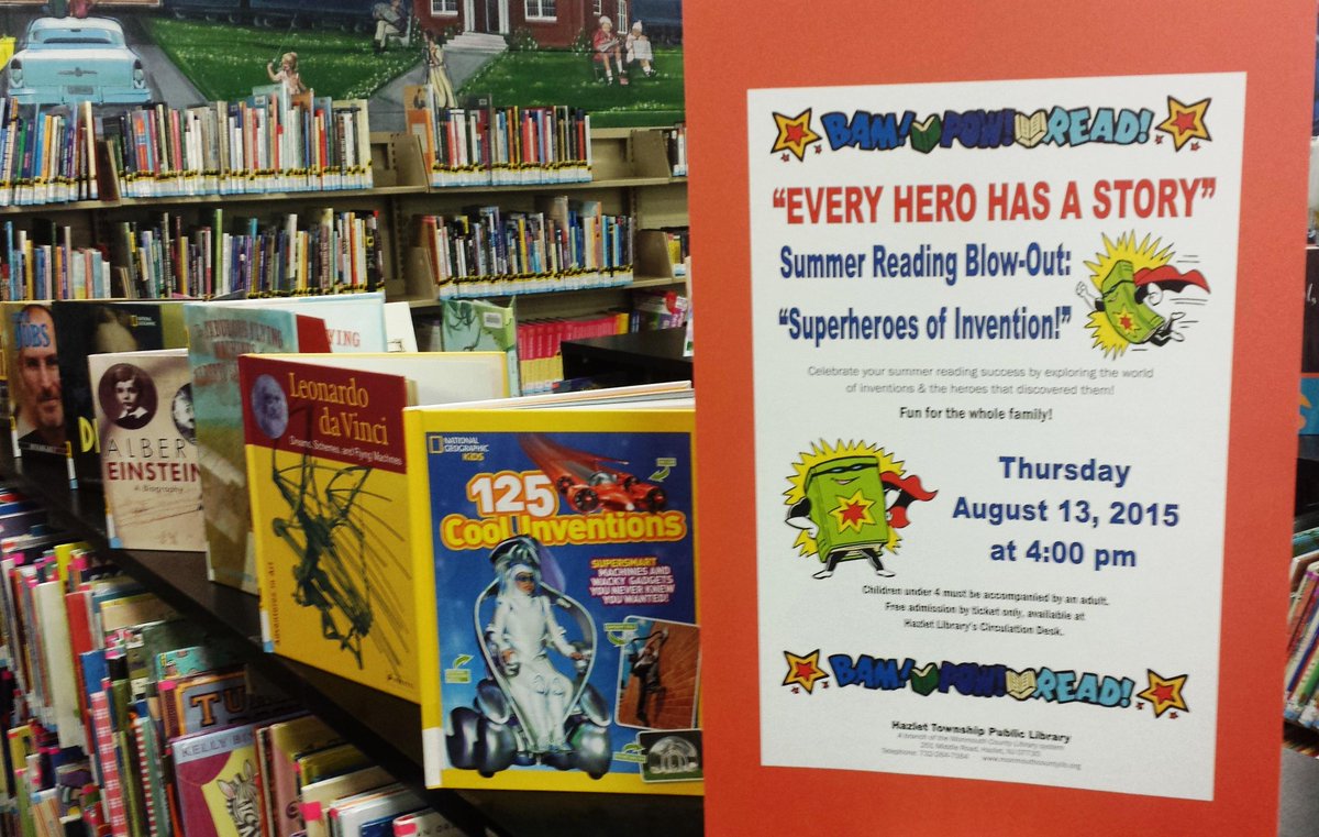 Boo - #SummerReading Program is over. Yay - Your prizes await! Hooray - Thurs, 8/13, we'll celebrate heroes &amp; YOU!!!