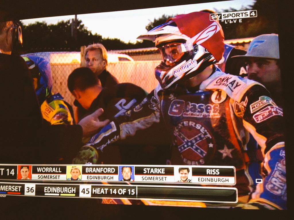 MarcGent_77's tweet image. Spotted a @Fusion_Custom hat during tonight's @SkySpeedway meeting. Worn @richieworrall's mechanic. 👍