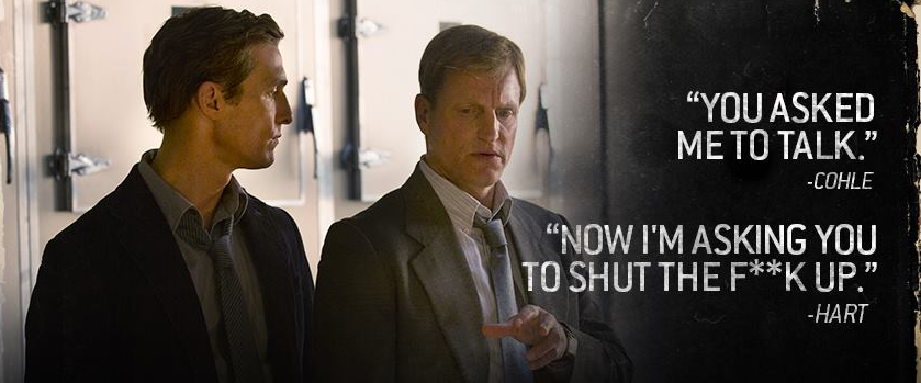 olvidandoloto's tweet photo. Jefazos. #TrueDetective http://t.co/drw5npFshO