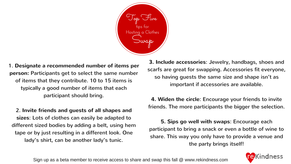 weareswapclub's tweet image. Can&apos;t wait for us to launch? Us (n)either. Here are some tips to tide you over #freeclothes #partytips #clearclutter