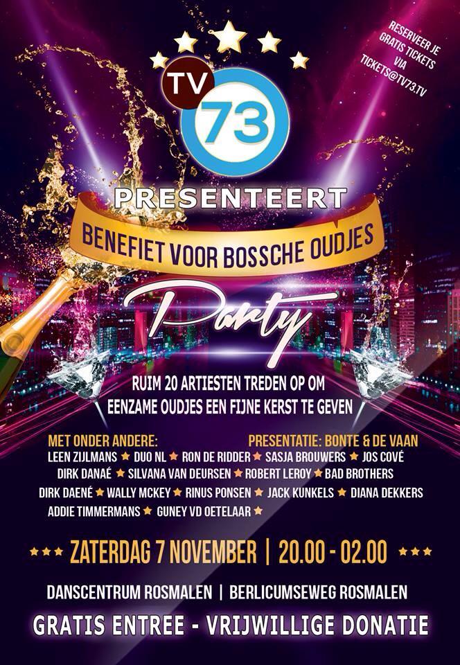 Zet um in je agenda! #Benefiet voor Bossche oudjes zaterdag 7 November aanstaande in #Danscentrum #Rosmalen