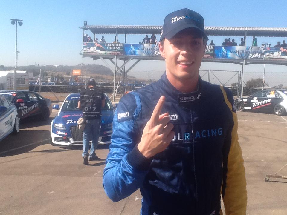 SAGTRacing's tweet photo. [Vid] #NPCC05 Race 3 P1 Interview – @Bonafede32  @SasolSA
 http://t.co/dSZr9Im01Q via #iLEB http://t.co/r8QC4Ow7uX
