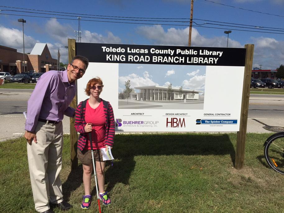 sn_sylvania's tweet image. @ King Road Branch Library groundbreaking w/Chrissy Frye. She is a huge reader &amp;amp; one of my favorite students! @Sylvan