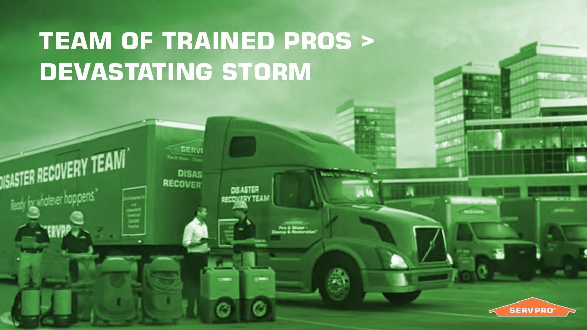 One damaging storm just can't stand up to an experienced team of trained professionals.