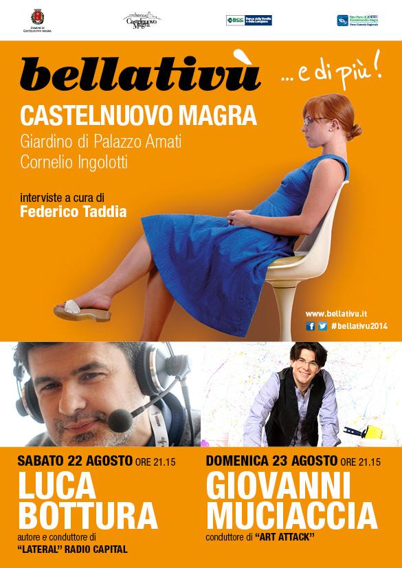 FedRicci's tweet photo. Bellativù 2015 a Castelnuovo Magra
22 agosto Bottura-23 agosto Muciaccia http://t.co/xe4ESjKgYo