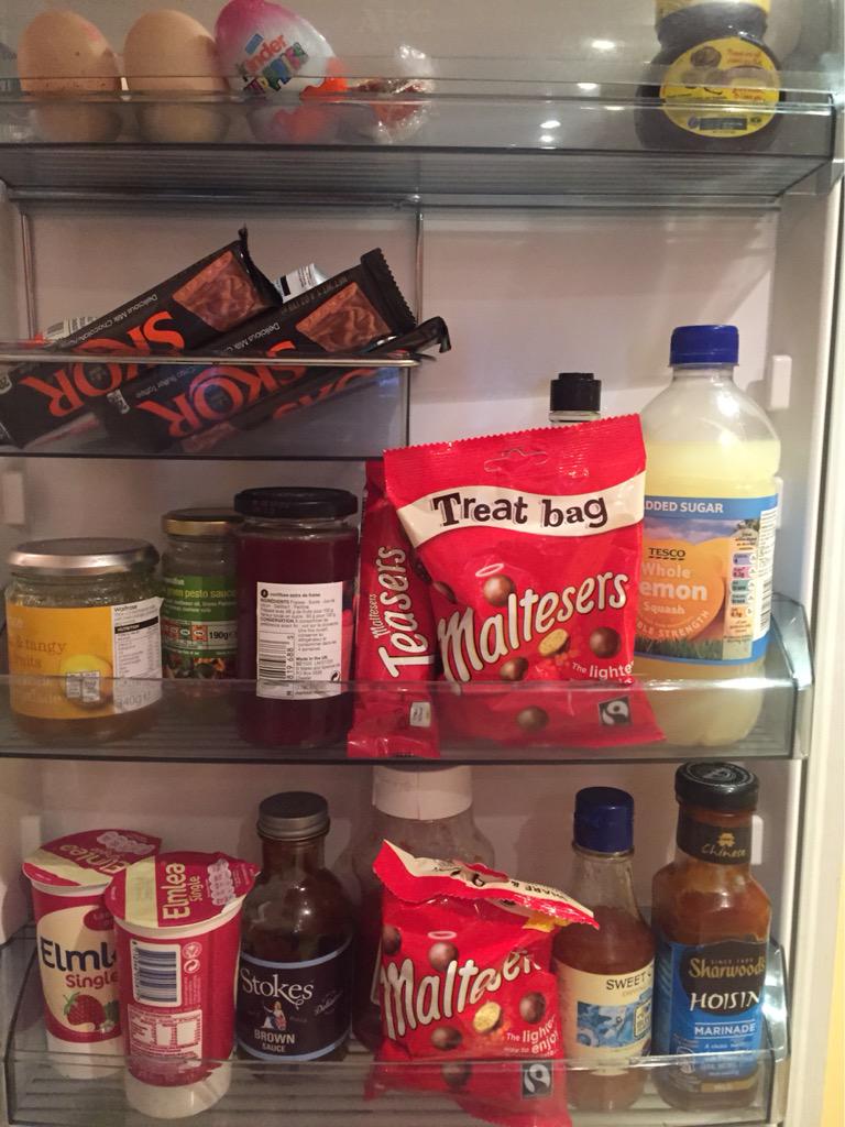 thamulus's tweet image. Need more legroom to bring my fridge load of Maltesers back to the States #BestRequest