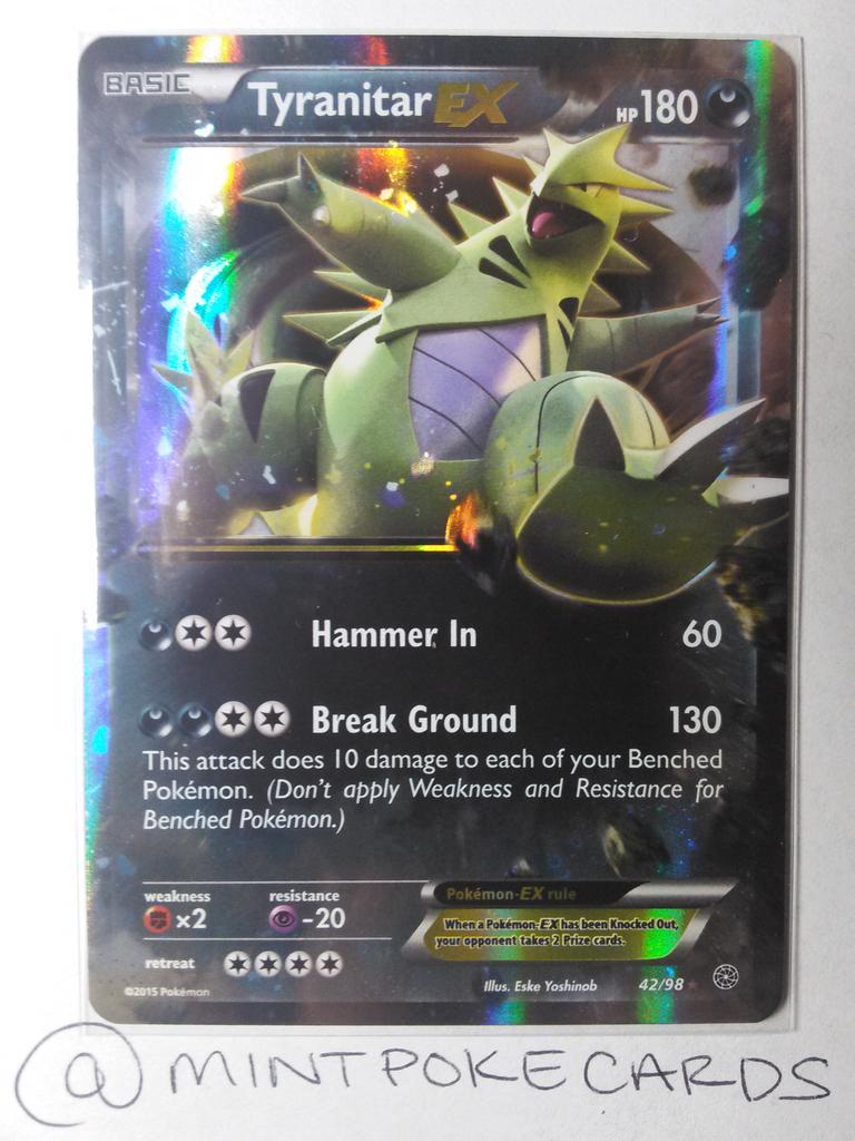 mintpokecards's tweet photo. GIVEAWAY @ 200 RTs 
Follow and RT for a chance to win!
Tyranitar EX from Ancient Origins http://t.co/AfhjkV6kwA