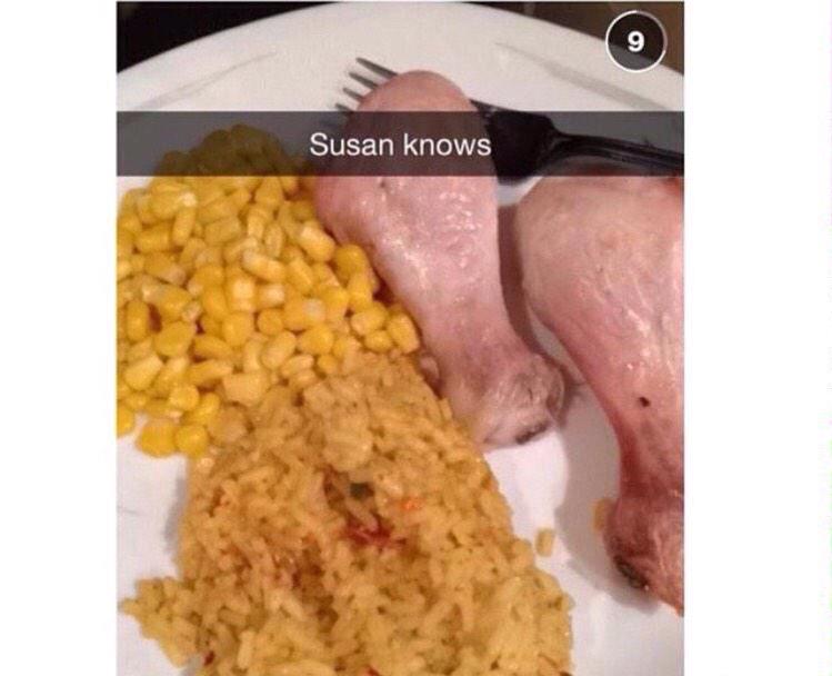 Susan definitely fucking doesn't