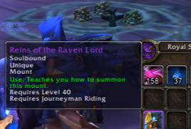 hikons's tweet image. Raven Lord finally dropped! :) @Warcraft #WoW #MountDrop