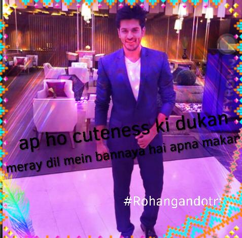 RohanGandotraFc's tweet photo. @RohanGandotra26 meray super star ..lots of love ..#17daysremaining #RGKaBirthday http://t.co/wEHdXT4Dnt