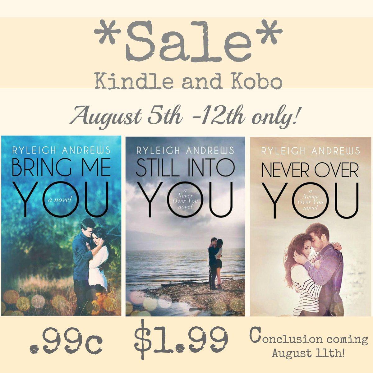 ❥❥ #SALE ❥ #NEWRELEASE ❥ <a href="/AuthorRyAndrews/">Ryleigh Andrews</a> ❥❥
Check out this $.99 special!
amzn.to/1TqFtxx