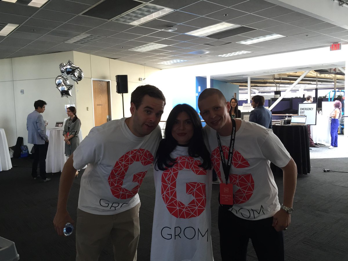 intrinsikly's tweet photo. We just #GROMIFIED @love_nancy_ @SamStromSF #GROMINATION @500Startups #LuckyBatch13 #DemoDay http://t.co/F4tSFPm6Zo